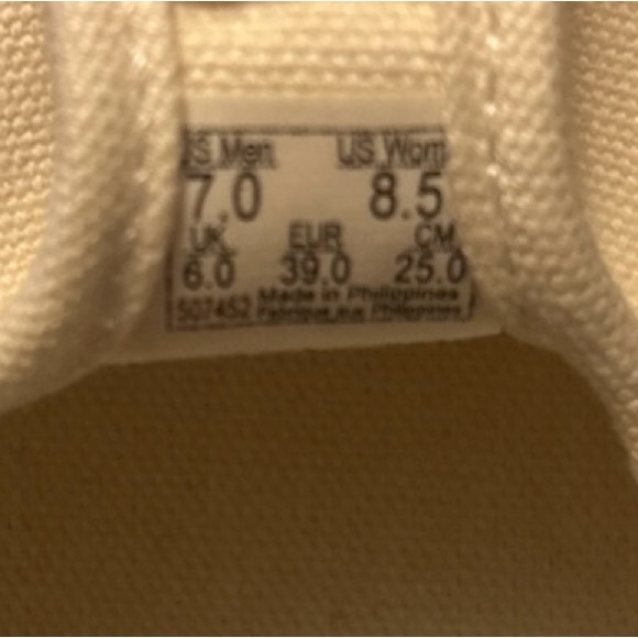 Vans Style 93 Mary Jane Men 7 Women 8.5 Beige Linen Canvas - Picture 6 of 6